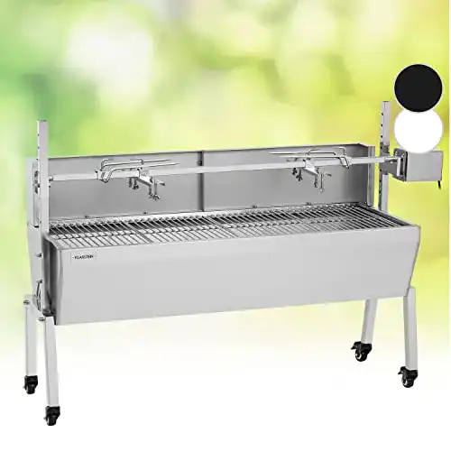 Spanferkelgrill Klarstein 2-in-1 Rotisserie Grill mit Motor