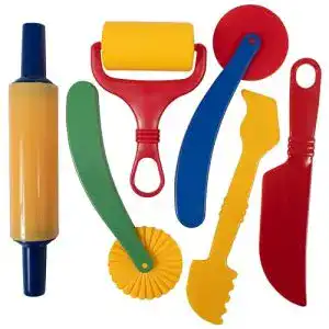 Knetwerkzeug Ready 2 Learn e – 6-teiliges Set für kreative Kinderaktivitäten