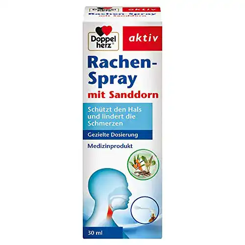 Doppelherz Halsspray mit Sanddorn Medizinprodukt zur Halspflege