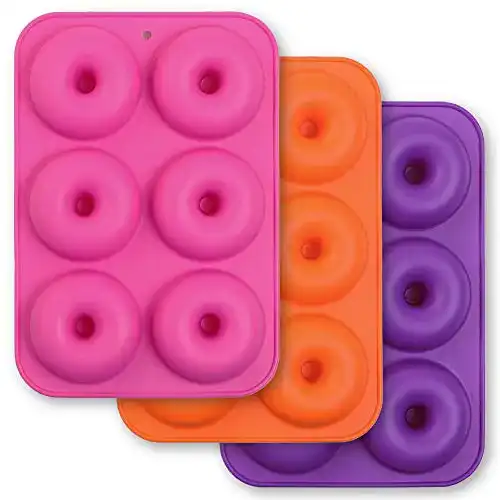 Cozihom Donut-Form mit 6 Mulden aus Silikon