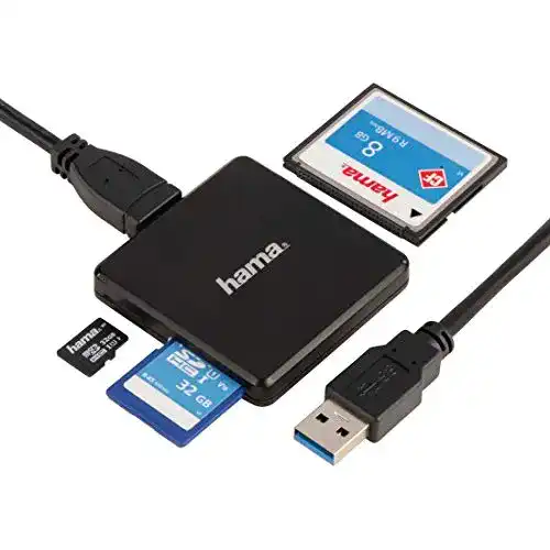 Hama USB 3.0 Kartenleser für SD, SDHC, SDXC und mehr