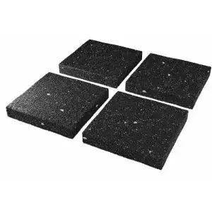 Antivibrationsmatte ELES VIDA 4 STÜCK 9x9x1 cm Waschmaschine