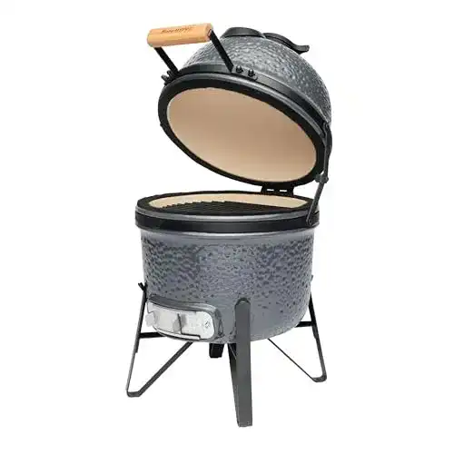 Keramikgrill Berghoff Ofen in Blaustein-Grau, klein