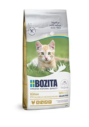 Bozita Katzenfutter Kitten getreidefrei mit Hühnchen 2 kg