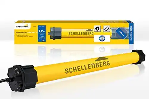 Schellenberg 20610 Rollladenmotor MAXI Standard 10 Nm für Rolladensysteme