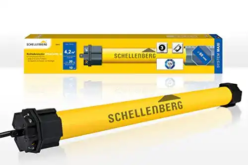Schellenberg 20610 Rollladenmotor MAXI Standard 10 Nm für Rolladensysteme
