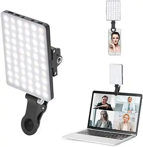 Videokonferenz Beleuchtung Newmowa 60 LED Licht 3200-5600K mit Akku