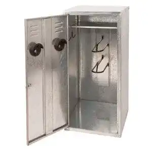 Sattelschrank Kerbl 60x60x150 cm für zwei Sättel