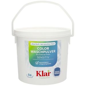 Öko-Waschmittel Klar Ecosensitive Color Pulver für Allergiker