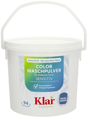 Öko-Waschmittel Klar Ecosensitive Color Pulver für Allergiker