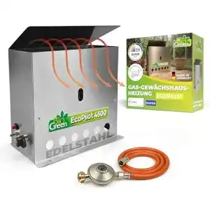 Gasgewächshausheizung Bio Green EcoPilot für Gewächshäuser bis 22m²