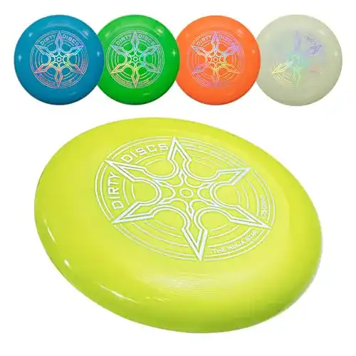 Frisbee Scheibe Indy Dirty Disc 175 g Gelb