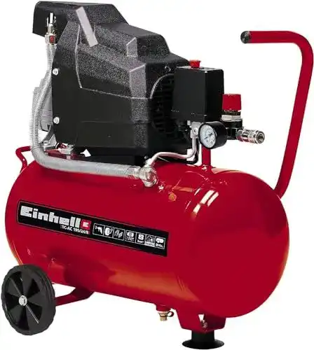 Einhell Kompressor TC-AC 190/24/8 Kompakte Druckluftlösung für Zuhause