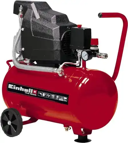 Einhell Kompressor TC-AC 190/24/8 Kompakte Druckluftlösung für Zuhause