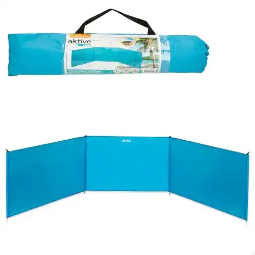 Windschutz für den Strand, faltbar, 300 x 75 cm