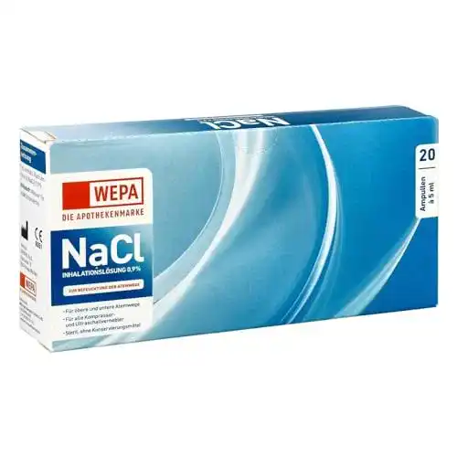 Inhalationslösung Wepa NaCl 0,9% – 20 x 5 ml