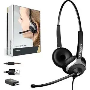 Headset Gequdio 3-in-1 mit USB-A, USB-C und 3,5mm Klinke