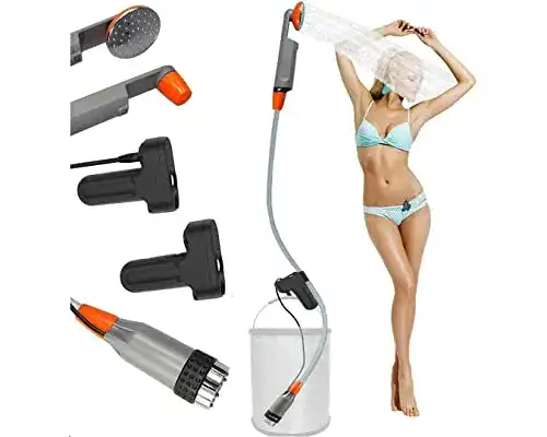 Campingdusche mit Pumpe Zooma für Outdoor Nutzung