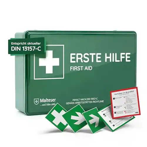 Erste-Hilfe-Koffer Flexeo Verbandkasten C nach DIN 13157:2021