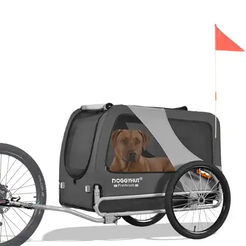 Hundeanhänger Dogguhut Premium XL für große Hunde