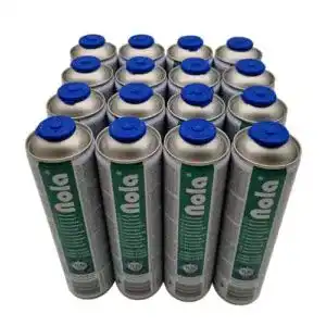 Nola Universalgas Gaskartuschen 600ml 338g für Camping und Heimwerker