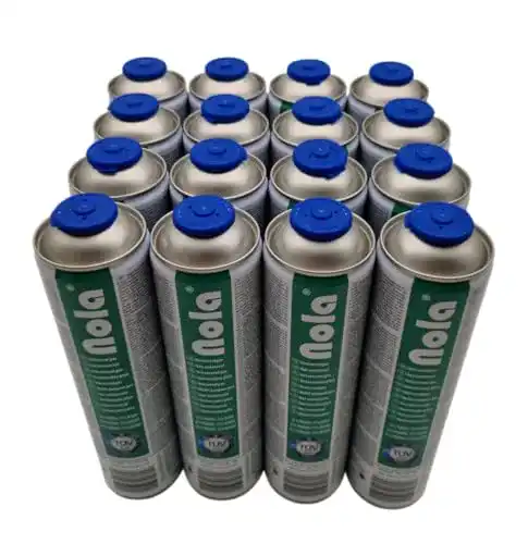 Nola Universalgas Gaskartuschen 600ml 338g für Camping und Heimwerker