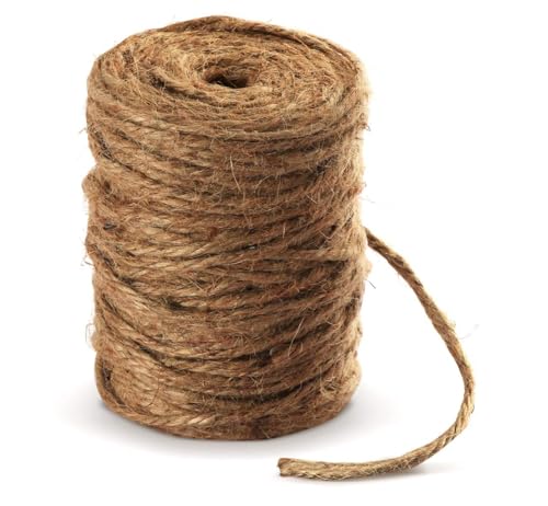 Schnur Absofine 100M Gartenkordel 4 mm aus Jute für Bastelarbeiten