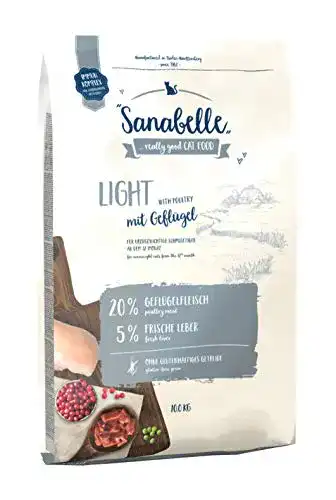 Katzen Trockenfutter Sanabelle Light für übergewichtige Katzen