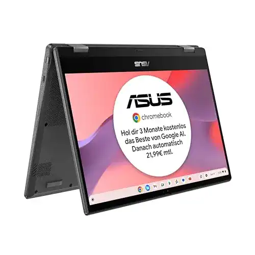 ASUS Chromebook Flip CM1 Notebook mit Touchscreen und 14″ FHD Display