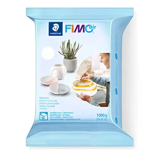 Modelliermasse Staedtler FIMO Air, lufttrocknend, weiß, 1000g