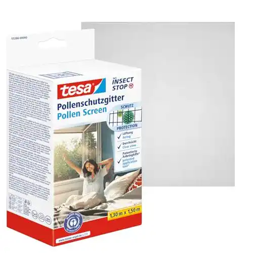 Pollenschutzgitter von tesa, zuschneidbar und transparent