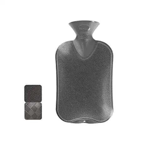 Fashy 6440 21 Wärmflasche aus Thermoplast, 2,0 Liter