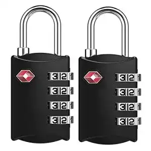 ZHEGE TSA Kofferschloss mit 4-stelligem Zahlenschloss