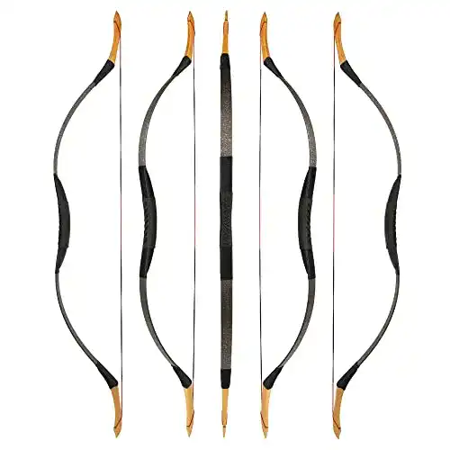 Reiterbogen Sharrow Recurve Bogen Set mit Pfeilen für Erwachsene