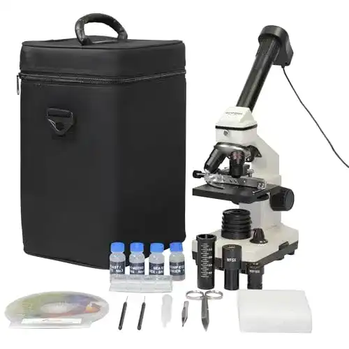 Omegon MicroStar Mikroskop mit 20 bis 1280-facher Vergrößerung