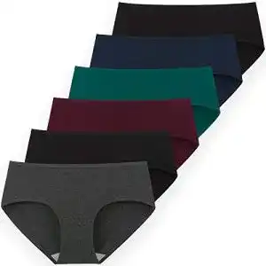 Damen-Slips von INNERSY aus Baumwolle im 6er Pack