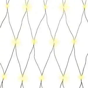 LED Lichternetz 2x2m für den Außenbereich mit 160 LEDs von Gartenpirat