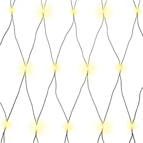 LED Lichternetz 2x2m für den Außenbereich mit 160 LEDs von Gartenpirat