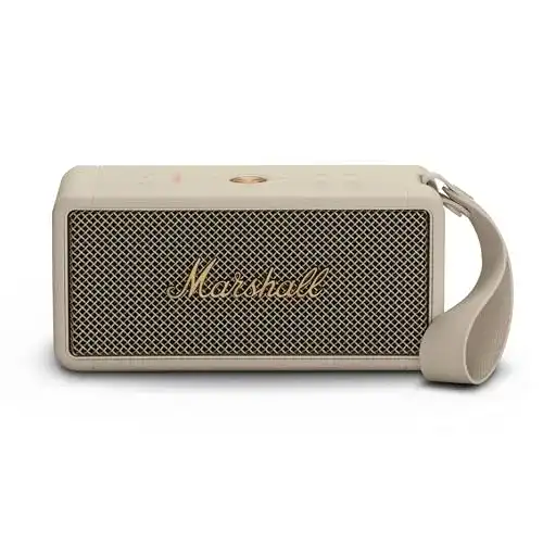 Marshall Middleton Bluetooth Lautsprecher mit über 20 Stunden Spielzeit