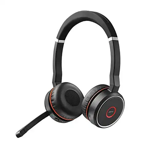 Jabra Evolve 75 SE Schnurloses Stereo-Headset für Büro und Homeoffice