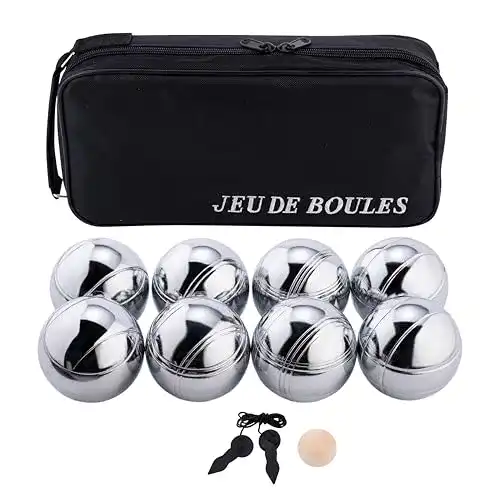 Boule Engelhart 010203 8-teiliges Boules-Set für den Garten