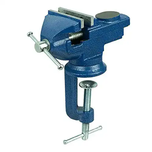Schraubstock HRB 50 mm mit drehbarer Funktion für Werkbänke