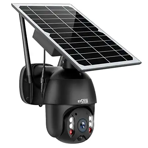 ENSTER Solar Überwachungskamera für den Außenbereich