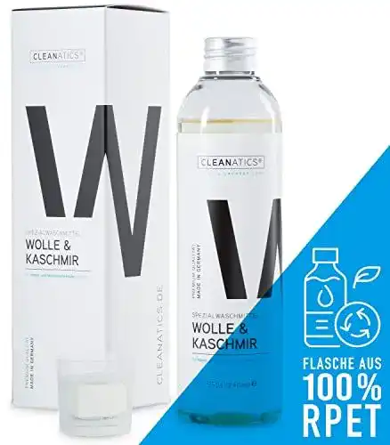 Feinwaschmittel Cleanatics für Wolle und Kaschmir – Intensivpflege