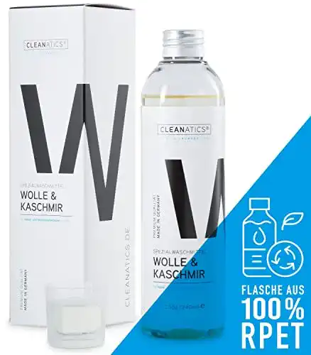 Feinwaschmittel Cleanatics für Wolle und Kaschmir – Intensivpflege