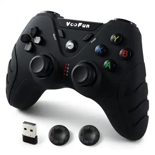 Voofun PS3 Controller Wireless für PC und PS3 mit Hall Effekt Joystick