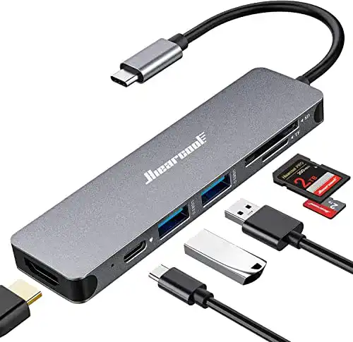 USB-C-Hub von Hiearcool – Multi-Port Adapter für MacBook Pro
