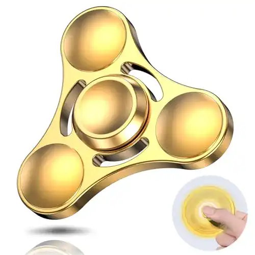 Fidget Spinner aus Metall von Coolden Hochwertiges EDC Spielzeug