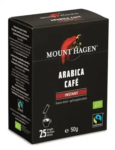 Mount Hagen Bio FT Naturland Instant Kaffee Sticks im Vergleich