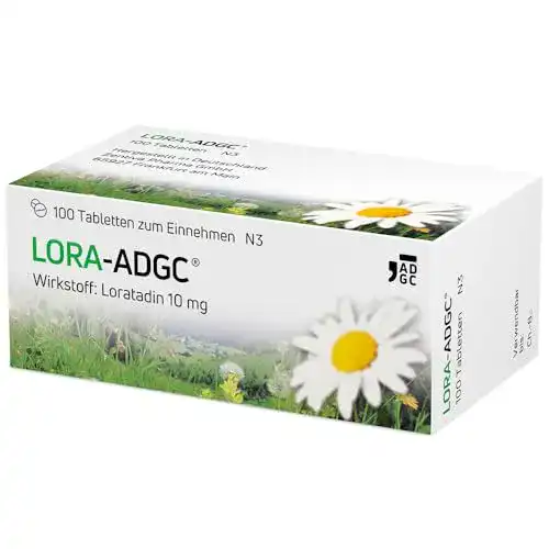 Allergietabletten Lora ADGC, 100 Stück, Antiallergikum zur Linderung von Allergien